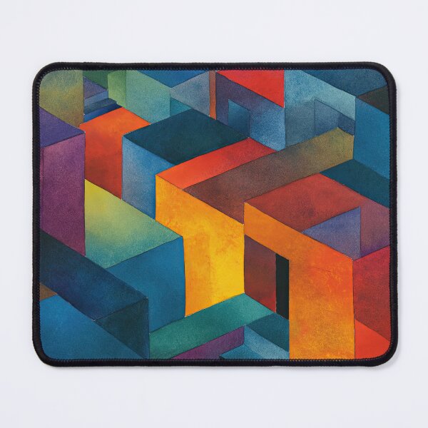 Item preview, Surreal labyrinth vision painted in soft watercolor hues designed and sold by Piotrek0001.