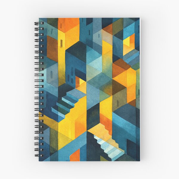 Item preview, Dreamlike impossible spaces unfolding within endless staircases designed and sold by Piotrek0001.