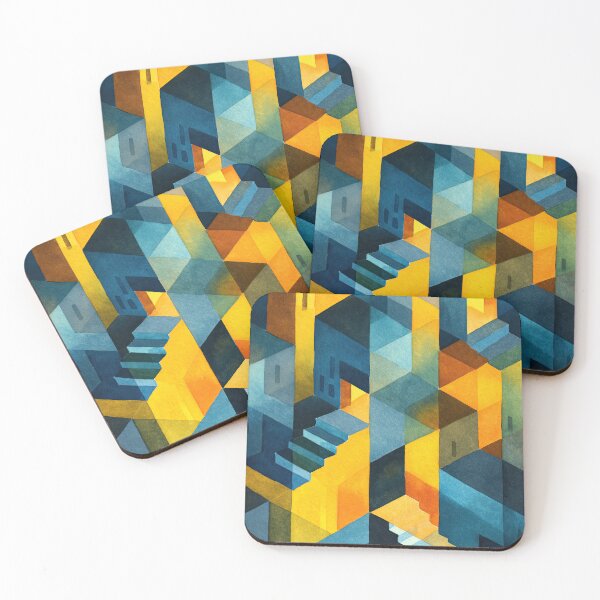 Item preview, Dreamlike impossible spaces unfolding within endless staircases designed and sold by Piotrek0001.