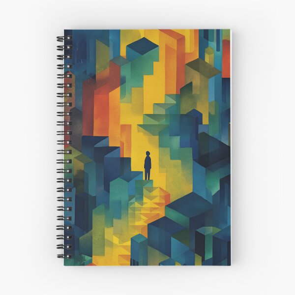 Item preview, Watercolor architecture bending reality with symbolic illusions designed and sold by Piotrek0001.