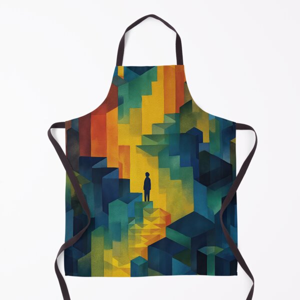 Item preview, Watercolor architecture bending reality with symbolic illusions designed and sold by Piotrek0001.