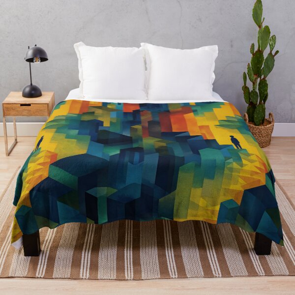 Item preview, Watercolor architecture bending reality with symbolic illusions designed and sold by Piotrek0001.