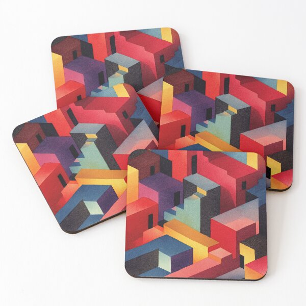 Item preview, Endless watercolor labyrinth leading into surreal imagination designed and sold by Piotrek0001.