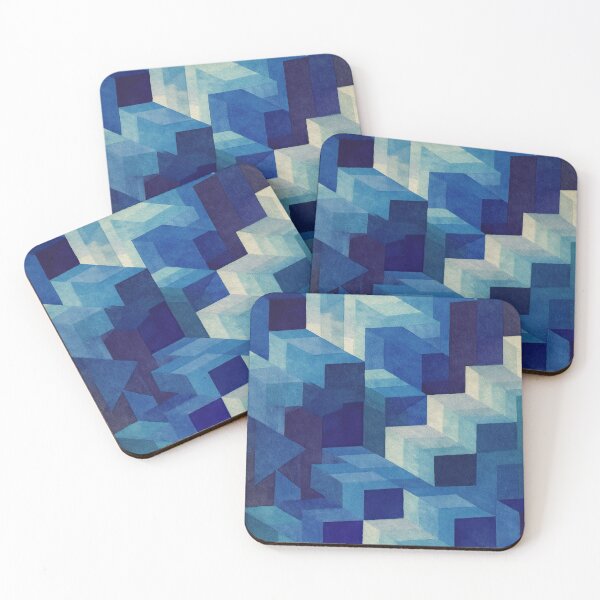 Item preview, Impossible structures captured in calm watercolor composition designed and sold by Piotrek0001.