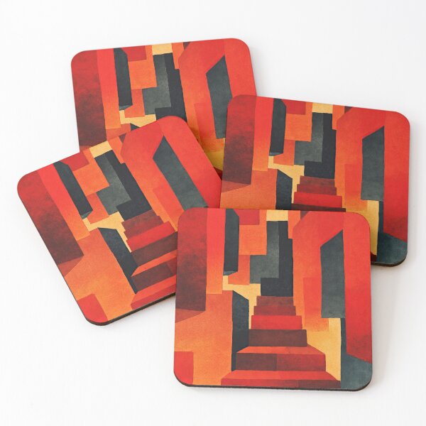 Item preview, Dream labyrinth filled with strange architectural watercolor visions designed and sold by Piotrek0001.
