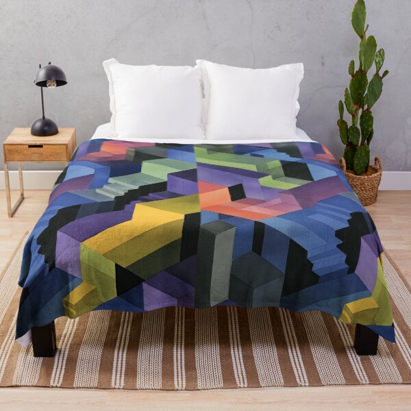 Item preview, Watercolor maze of illusions and surreal dream spaces designed and sold by Piotrek0001.