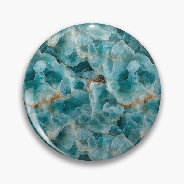 Item preview, Polished Aqua Seamless Pattern – Stylish Gemstone Abstract Artwork designed and sold by DigitaICraft.