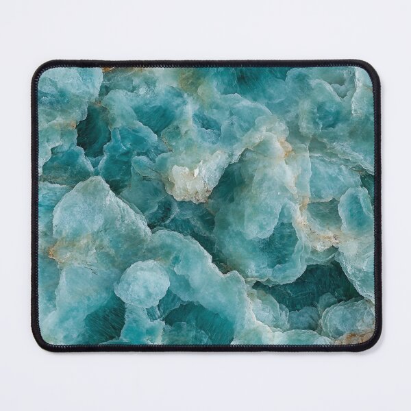 Item preview, Polished Aqua Seamless Pattern – Stylish Gemstone Abstract Artwork designed and sold by DigitaICraft.