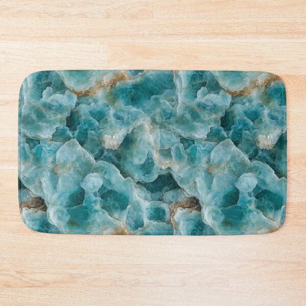 Item preview, Polished Aqua Seamless Pattern – Stylish Gemstone Abstract Artwork designed and sold by DigitaICraft.