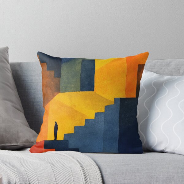 Item preview, Watercolor dream maze with endless surreal architectural shapes designed and sold by Piotrek0001.