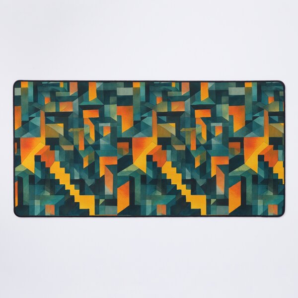 Item preview, Watercolor art of surreal labyrinth and endless stairs designed and sold by Piotrek0001.