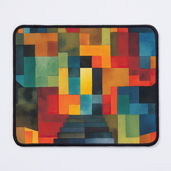 Item preview, Surreal impossible stair maze drawn with watercolor softness designed and sold by Piotrek0001.