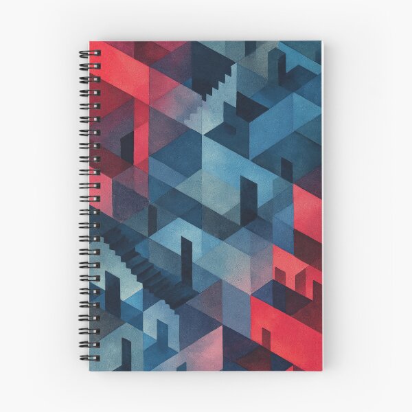 Item preview, Watercolor fantasy labyrinth blending geometry with dreamlike visions designed and sold by Piotrek0001.