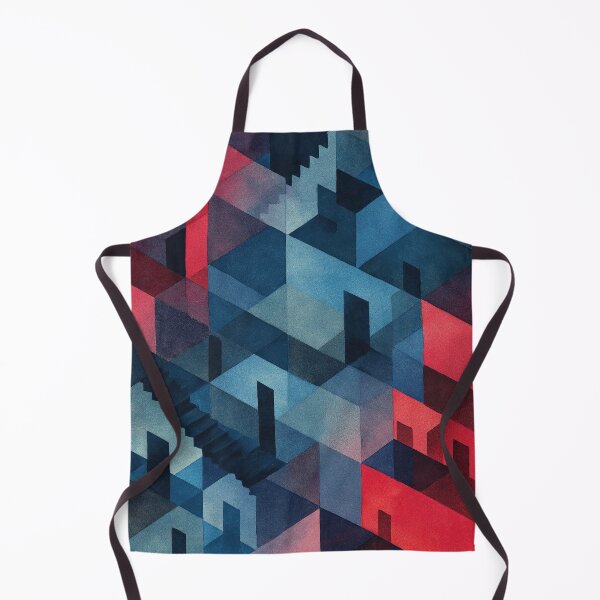Item preview, Watercolor fantasy labyrinth blending geometry with dreamlike visions designed and sold by Piotrek0001.