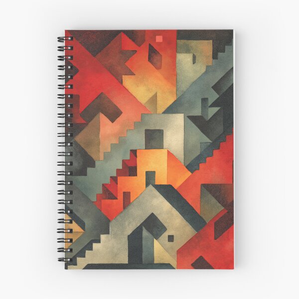 Item preview, Symbolic watercolor stairways leading into impossible dream labyrinths designed and sold by Piotrek0001.