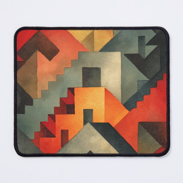 Item preview, Symbolic watercolor stairways leading into impossible dream labyrinths designed and sold by Piotrek0001.