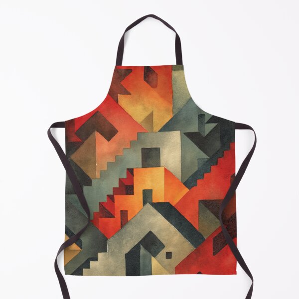 Item preview, Symbolic watercolor stairways leading into impossible dream labyrinths designed and sold by Piotrek0001.