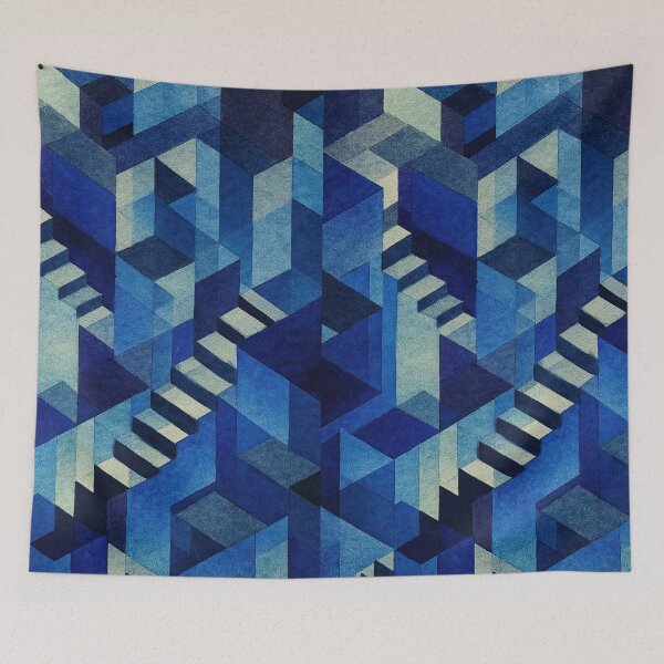 Item preview, Watercolor art depicting impossible dreamlike architectural mazes designed and sold by Piotrek0001.