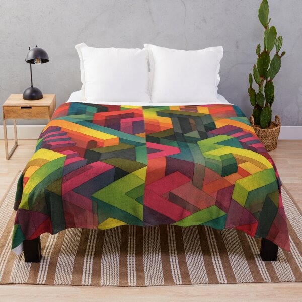Item preview, Watercolor symbolic labyrinth of endless stairs and illusions designed and sold by Piotrek0001.
