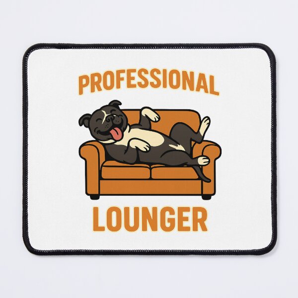 Item preview, Professional Lounger - Funny Lazy Dog Illustration designed and sold by BestFriendTees.