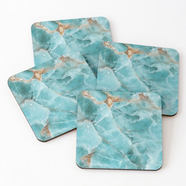 Item preview, Shimmering Turquoise Seamless Texture – Elegant Crystal-Inspired Design designed and sold by DigitaICraft.