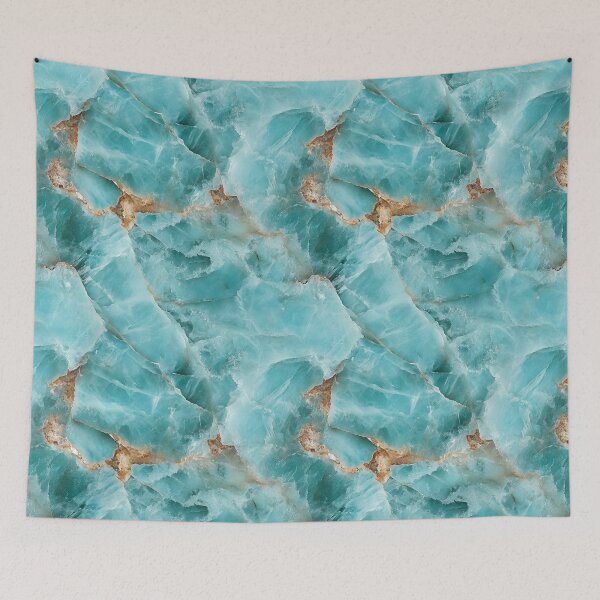 Item preview, Shimmering Turquoise Seamless Texture – Elegant Crystal-Inspired Design designed and sold by DigitaICraft.