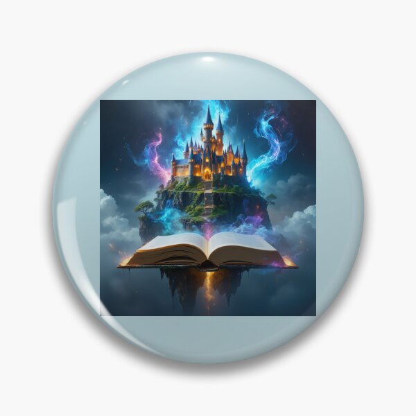 Item preview, Floating Book Castle Fantasy Dreamy Scene designed and sold by NewAspect.
