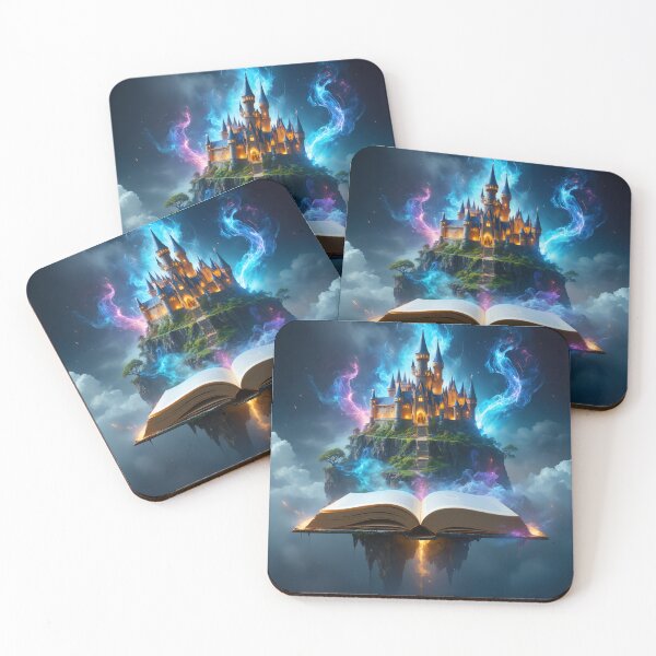 Item preview, Floating Book Castle Fantasy Dreamy Scene designed and sold by NewAspect.
