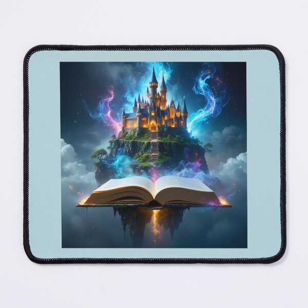Item preview, Floating Book Castle Fantasy Dreamy Scene designed and sold by NewAspect.
