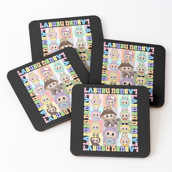 Item preview, Colorful Labubu Character Grid designed and sold by lojadpop.