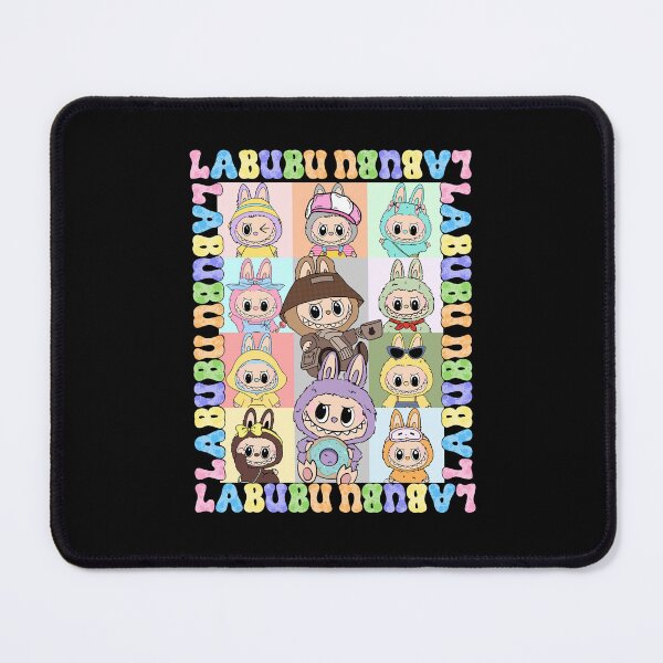 Item preview, Colorful Labubu Character Grid designed and sold by lojadpop.