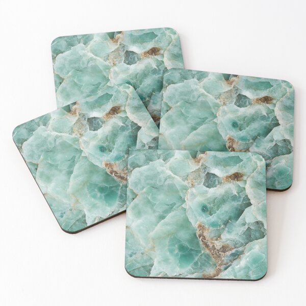 Item preview, Vibrant Aqua Seamless Design – Glossy Gemstone Abstract Artwork designed and sold by DigitaICraft.