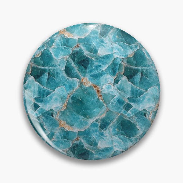 Item preview, Glossy Aqua Mineral Seamless Pattern – Chic Crystal-Inspired Texture designed and sold by DigitaICraft.