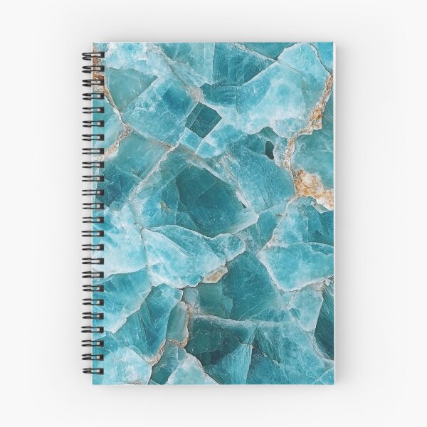 Item preview, Glossy Aqua Mineral Seamless Pattern – Chic Crystal-Inspired Texture designed and sold by DigitaICraft.