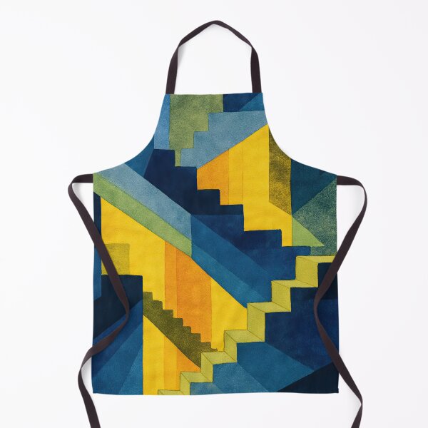 Item preview, Surreal geometric watercolor maze unfolding in dreamlike visions designed and sold by Piotrek0001.