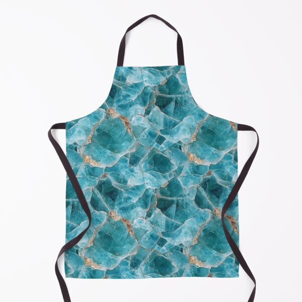 Item preview, Glossy Aqua Mineral Seamless Pattern – Chic Crystal-Inspired Texture designed and sold by DigitaICraft.