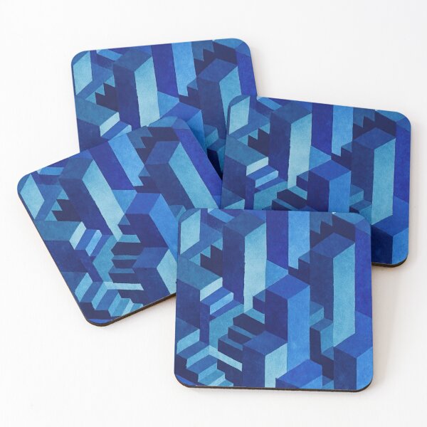 Item preview, Symbolic dreamlike maze designed in surreal watercolor style designed and sold by Piotrek0001.