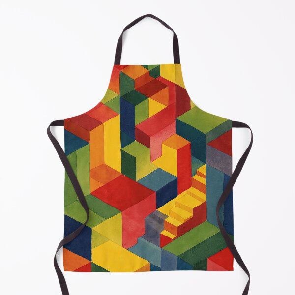 Item preview, Watercolor surreal stair maze inspired by impossible geometry designed and sold by Piotrek0001.