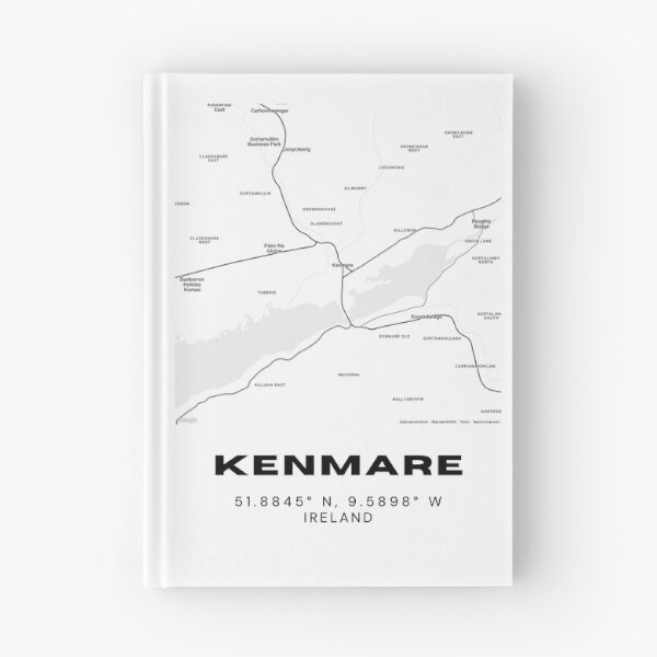 Artikelvorschau, Kenmare Irland Karte – Modernes minimalistisches irisches Stadtposter entworfen und verkauft von RM-Journey.