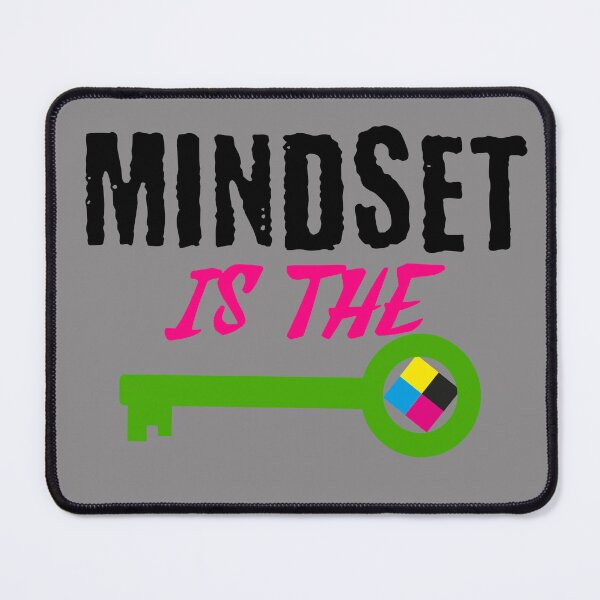 Item preview, Mindset is the Key T-Shirt Positive Thinking, Entrepreneur Mindset Daily Motivation Tee designed and sold by Millionaireboss.