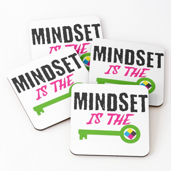 Item preview, Mindset is the Key T-Shirt Positive Thinking, Entrepreneur Mindset Daily Motivation Tee designed and sold by Millionaireboss.