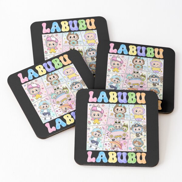 Item preview, Labubu Colorful Adventure Comic Panels designed and sold by lojadpop.