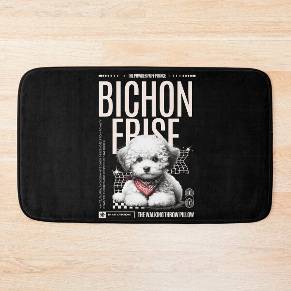 Item preview, Bichon Frisé: The Walking Throw Pillow designed and sold by Ssevi.