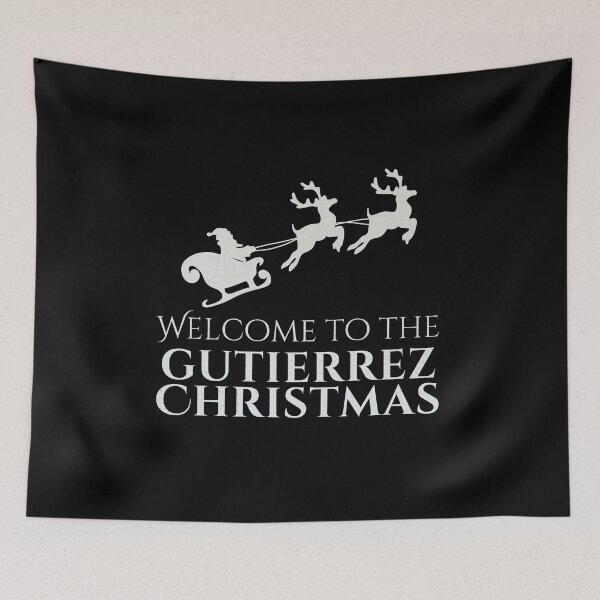 Item preview, Welcome to the Gutierrez Christmas – Silver designed and sold by buglevel.