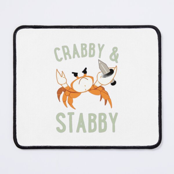 Item preview, crabby & stabby crab with dagger designed and sold by indie cottage.
