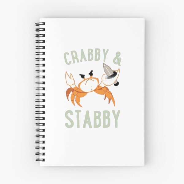 Item preview, crabby & stabby crab with dagger designed and sold by indie cottage.