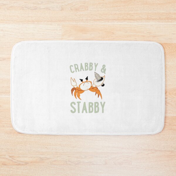 Item preview, crabby & stabby crab with dagger designed and sold by indie cottage.