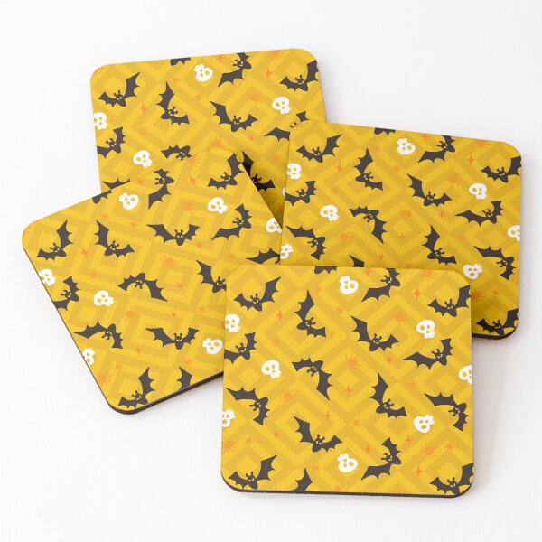 Item preview, Halloween Bats and Skulls Pattern designed and sold by Farissa Designs.