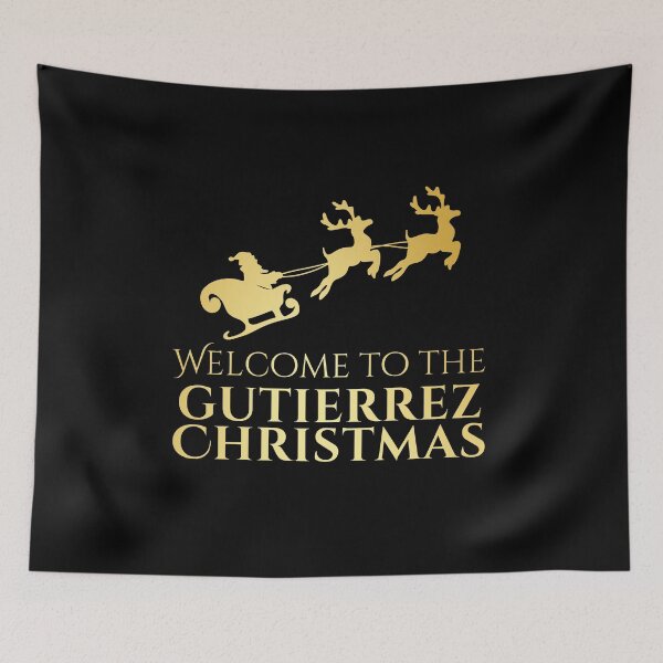 Item preview, Welcome to the Gutierrez Christmas – Gold designed and sold by buglevel.