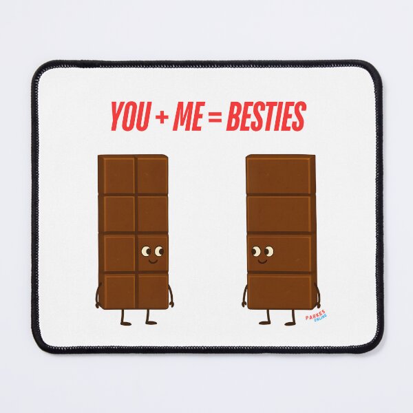 Item preview, You + Me = Besties (Red) designed and sold by parkesonline.
